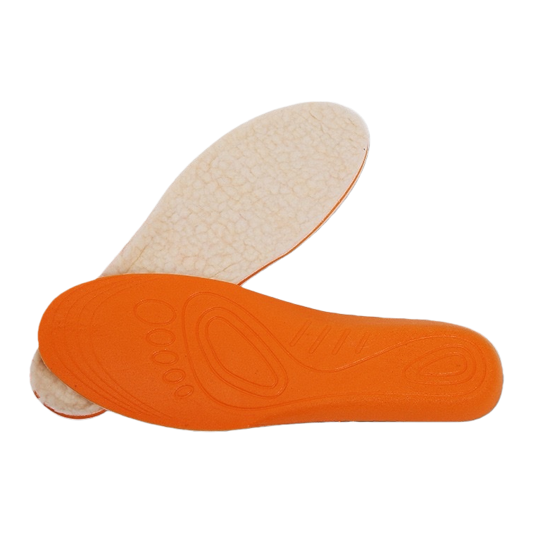 Orange insoles are breathable, anti-slip, shock-absorbing and suitable for both men and women with arch support for sports Item Picture