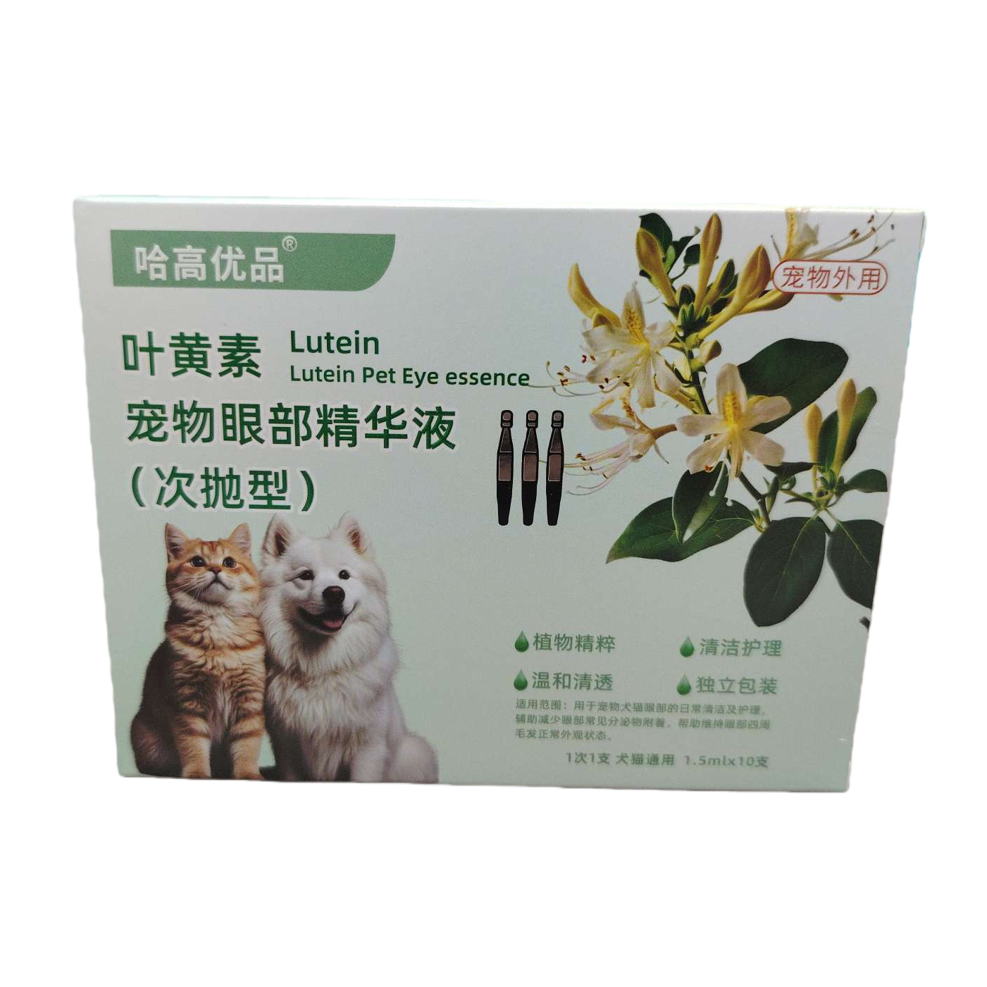 环保可降解绿色包装盒 20cm×15cm×10cm 礼品收纳通用款白底实物图