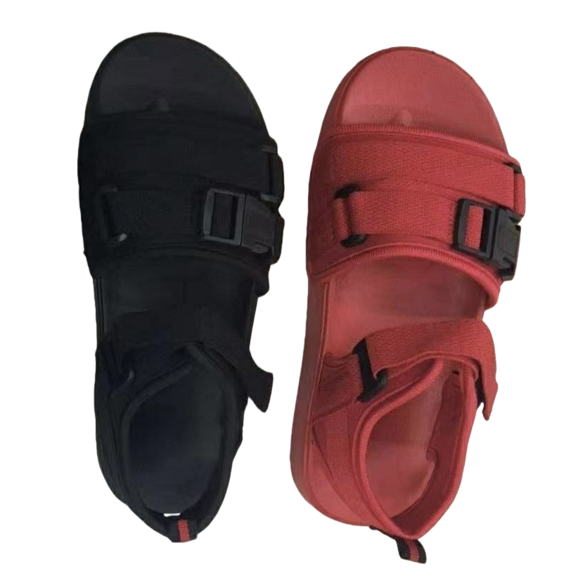 الصنادل السوداء والأحمر ذات النعال ترفيهية الصيف Item Picture