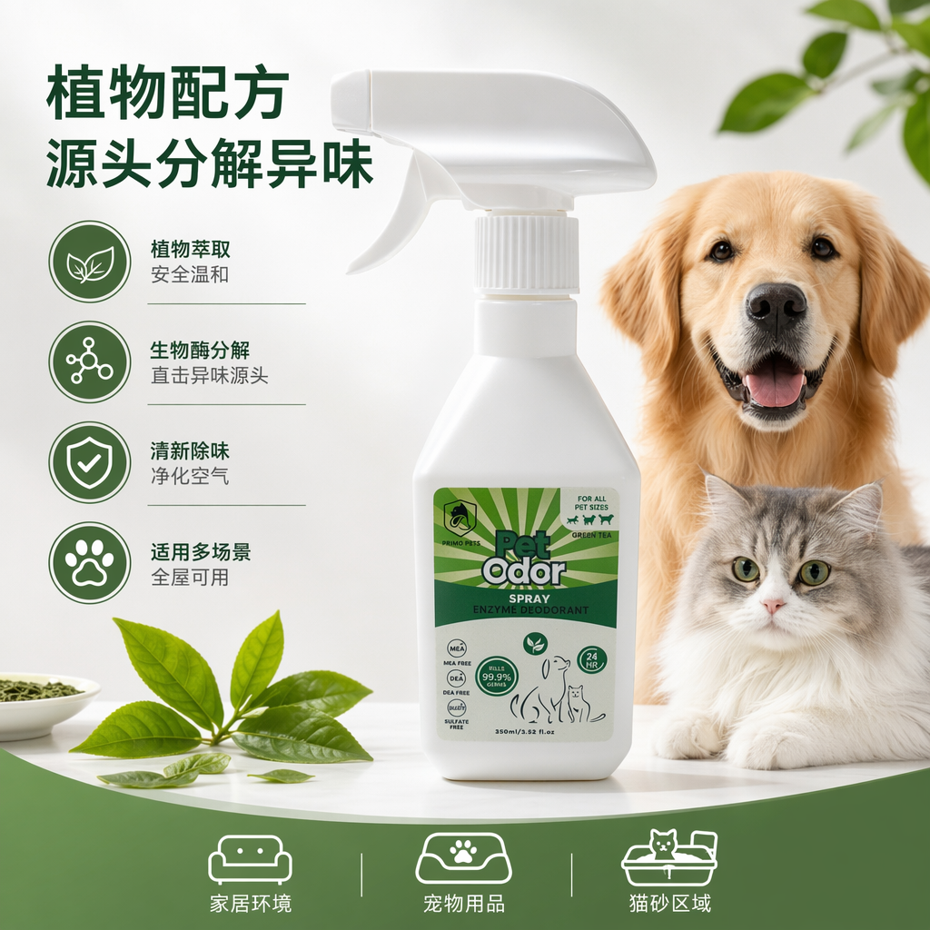 白色喷雾瓶 500ml 空瓶 可喷雾按压式塑料瓶 家居日用分装瓶图