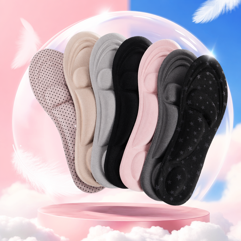 The colorful 4D sponge arch massage insole is comfortable, breathable and anti-slip, suitable for both men and women Specification image