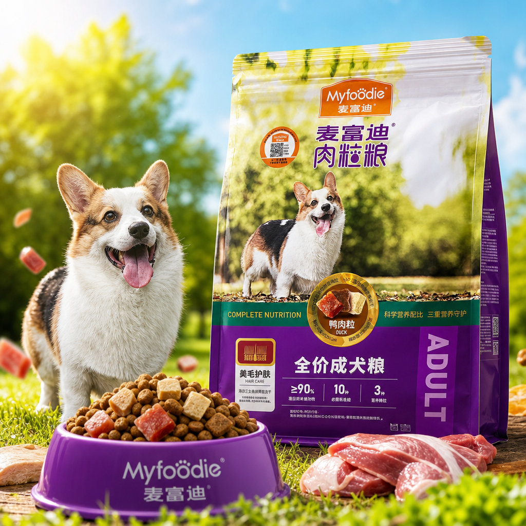 Maifudi purple packaged meat grain food, suitable for cats and dogs, full-price main wet food Specification image
