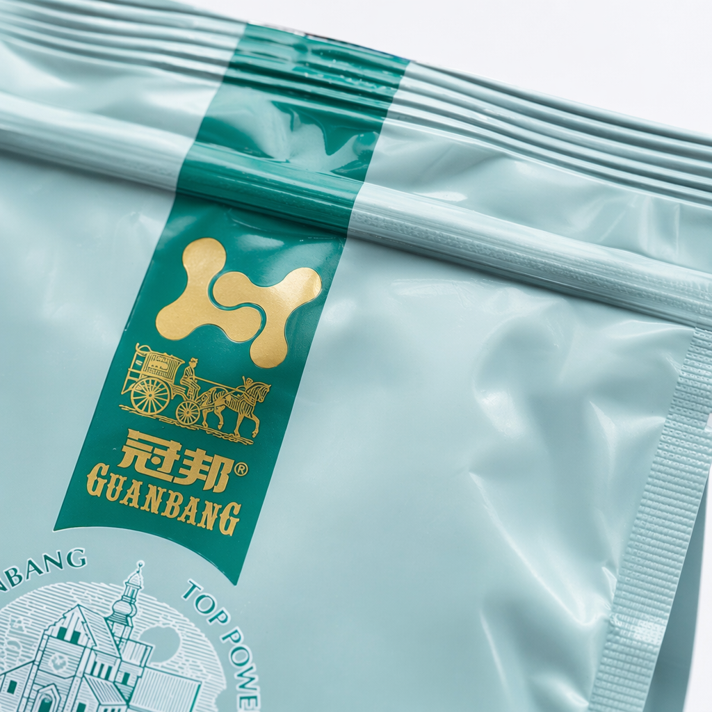 The light green packaged dog food is natural and grain-free, specially designed for adult dogs with balanced nutrition Application Scenario