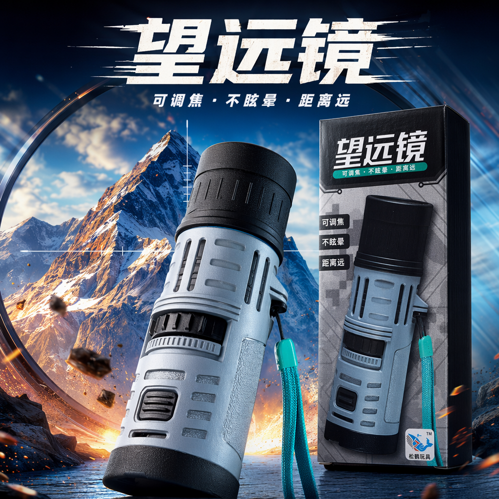 Black packaging box high-definition portable astronomical binoculars for viewing Specification image