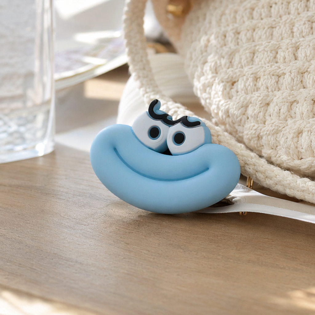 Blue cartoon expression stickers, personalized and creative decorative stickers, are suitable for various scenarios details Picture