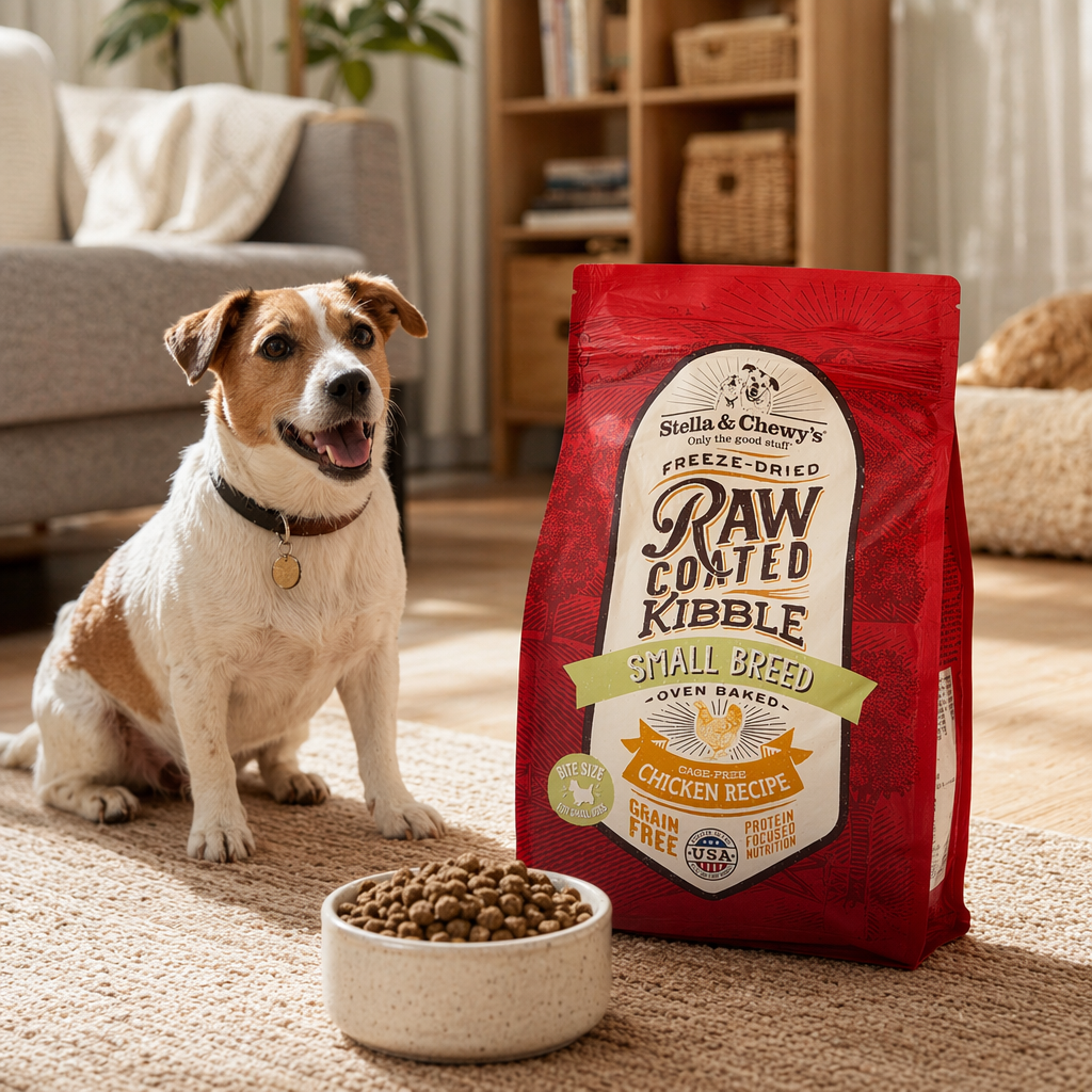 Red packaging bag dog-specific natural dog food, high protein, suitable for adult dogs and puppies details Picture