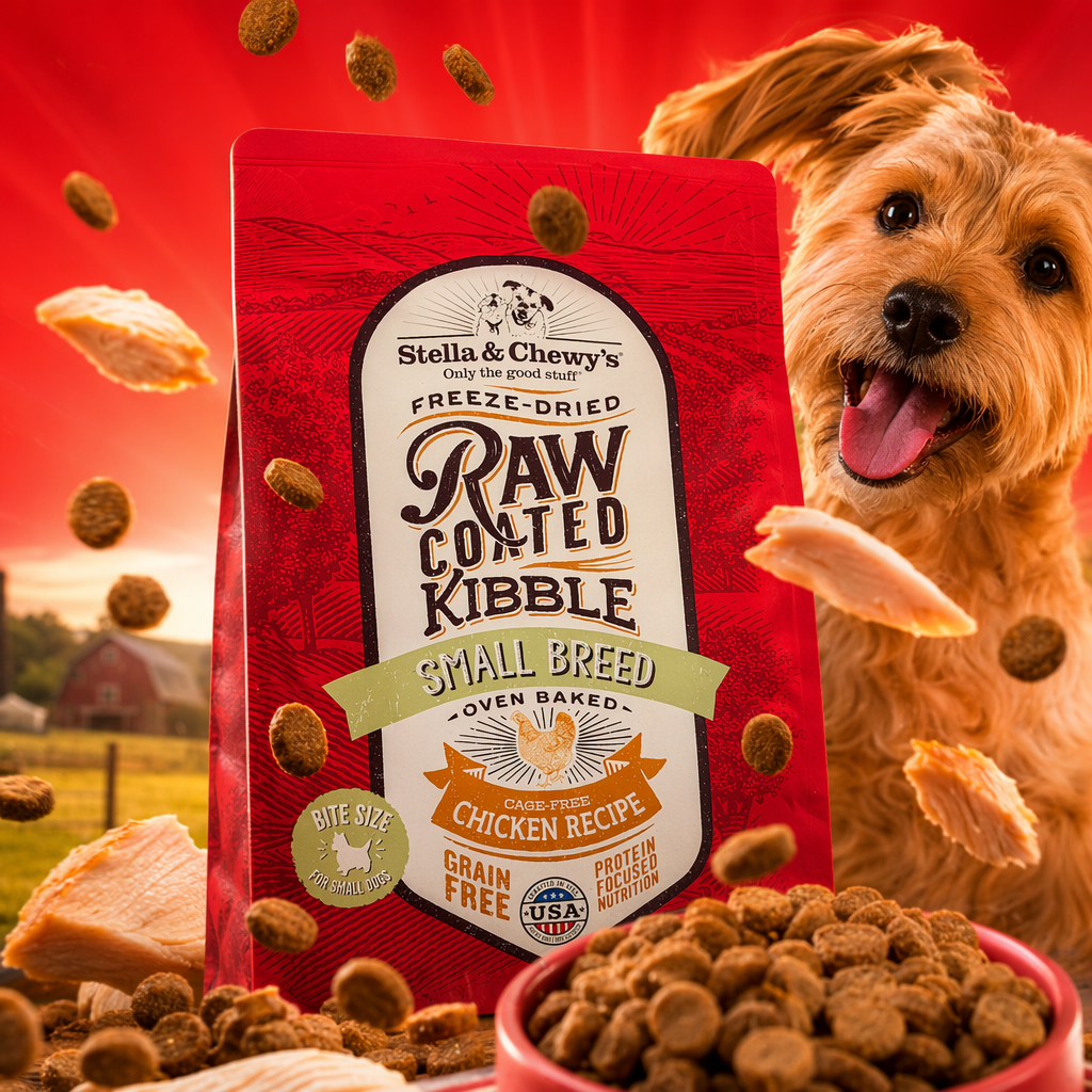 Red packaging bag dog-specific natural dog food, high protein, suitable for adult dogs and puppies Specification image