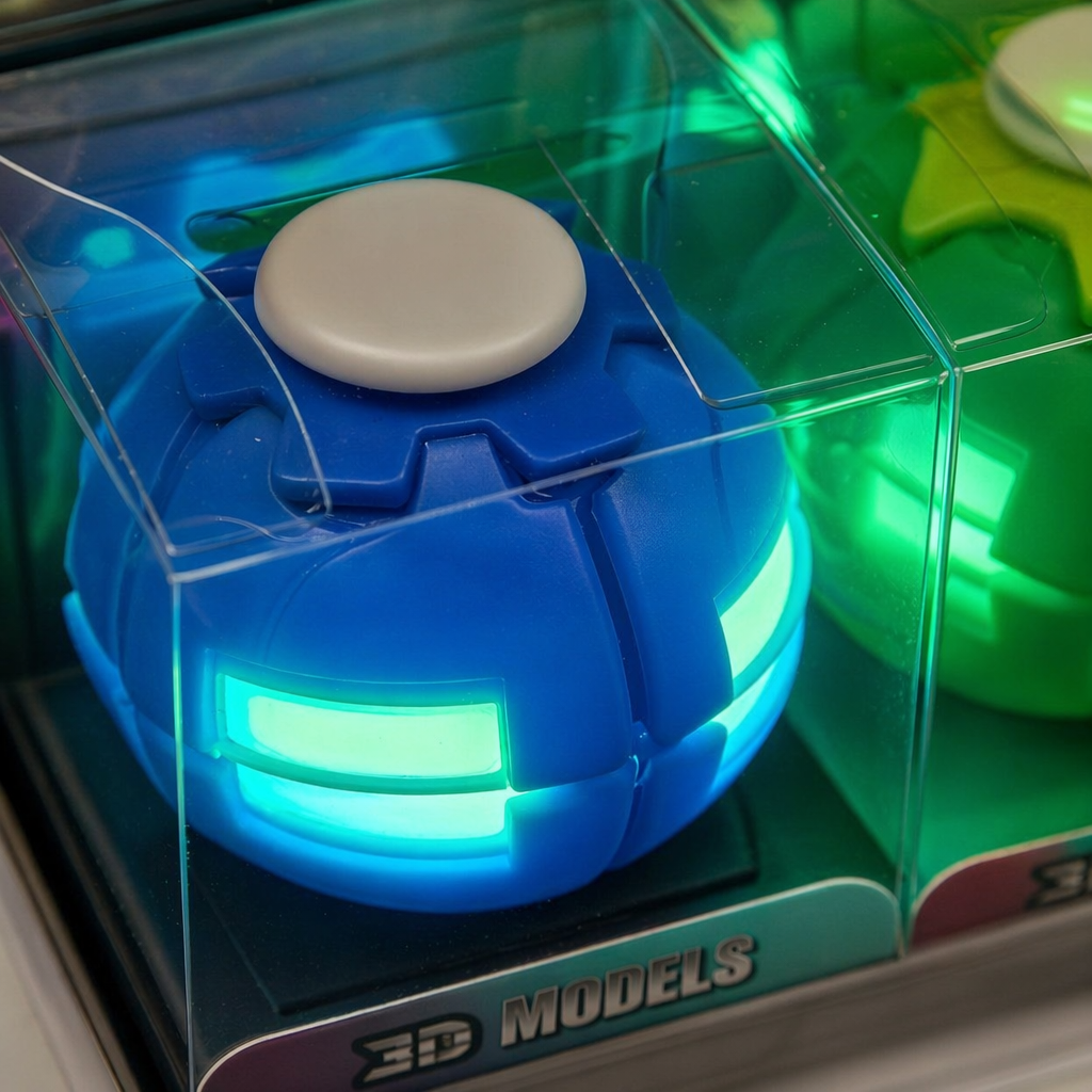 Colorful luminous 3D assembly model ball educational and creative toy, DIY handicraft for children and adults Application Scenario
