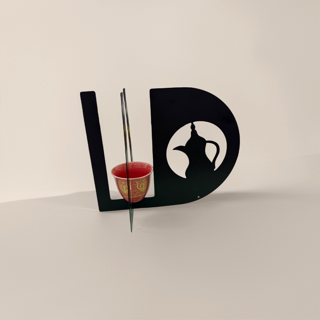 هدايا خلاقة في شكل أكواب شاي حمراء في شكل أحرف سوداء من نوع D details Picture