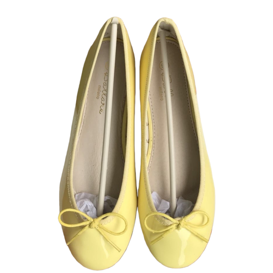 Yellow ballet flat shoes for women, soft soles, anti-slip, comfortable and versatile casual single shoes Item Picture