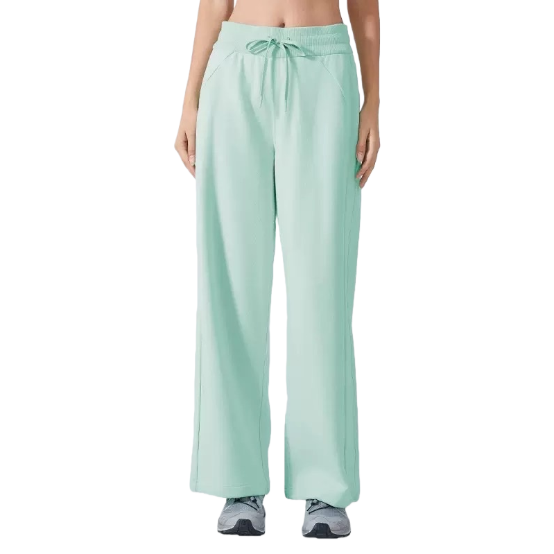 Light green sportswear pants for both men and women, quick-drying and breathable casual fitness pants Item Picture