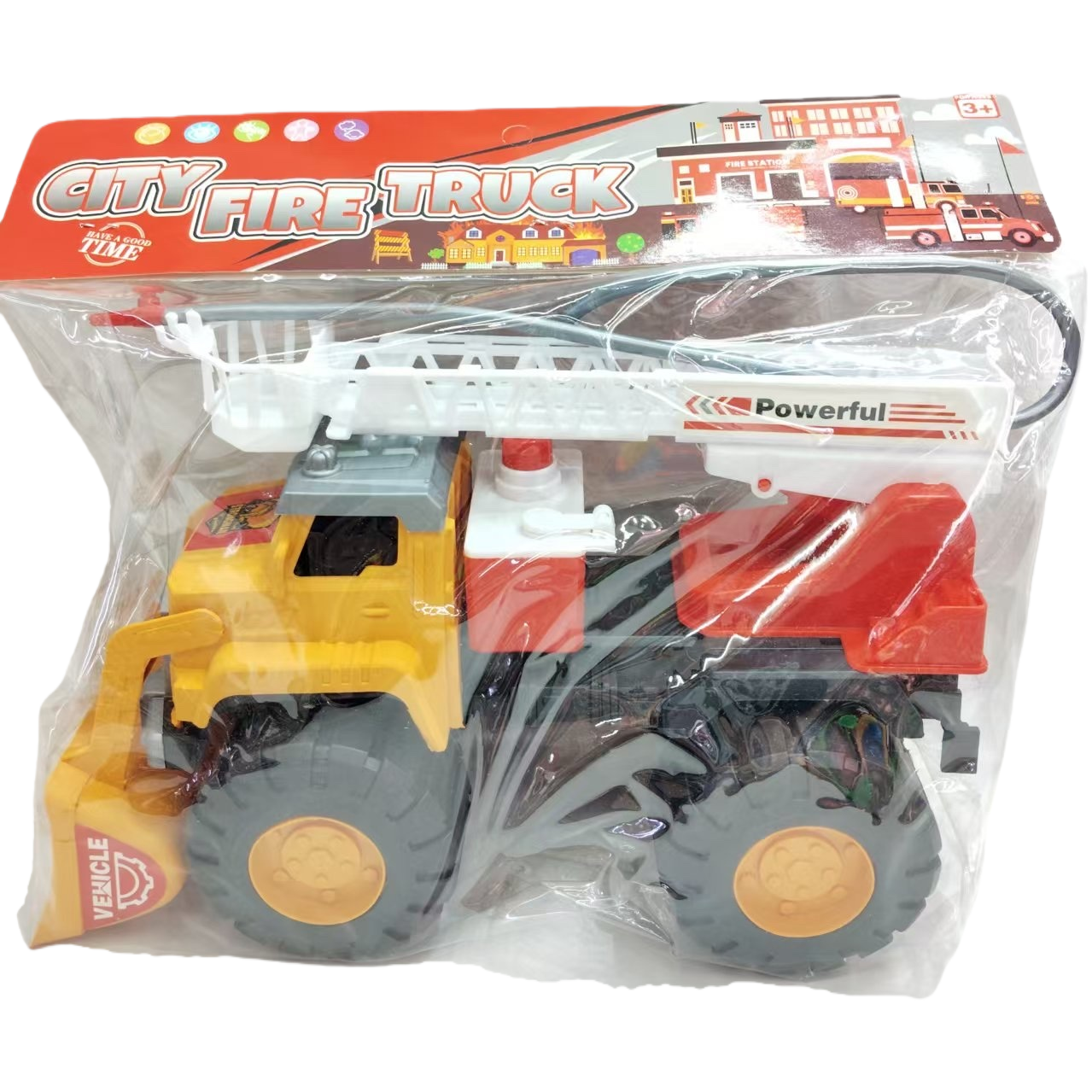 Colorful fire engine children's educational toy simulation sound and movement model Item Picture