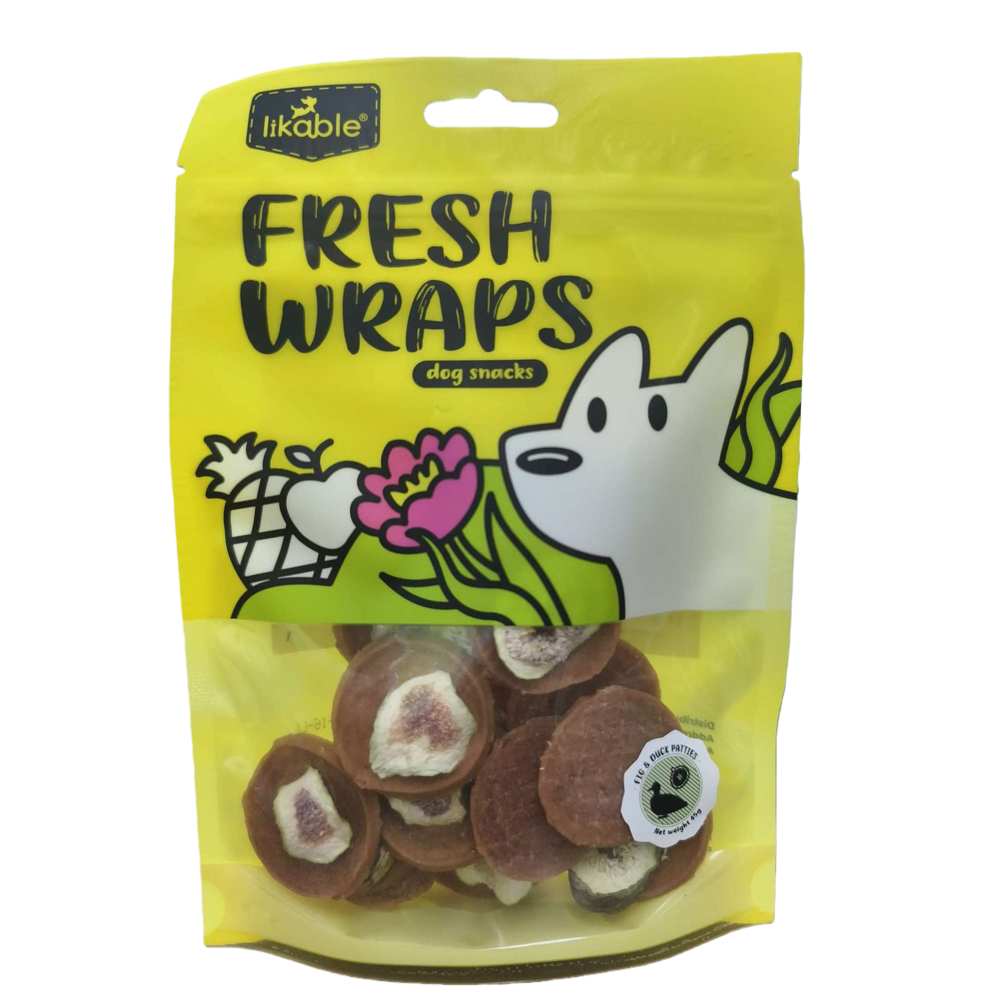 FIG duck meat Patty, dog snack, beef jerky, pet teeth grinding, teeth cleaning, chewing stick Item Picture