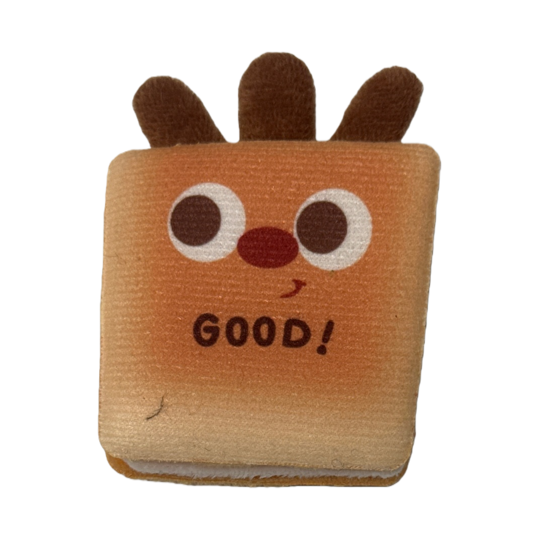 A cute and adorable orange straw-shaped plush toy for home decoration Item Picture