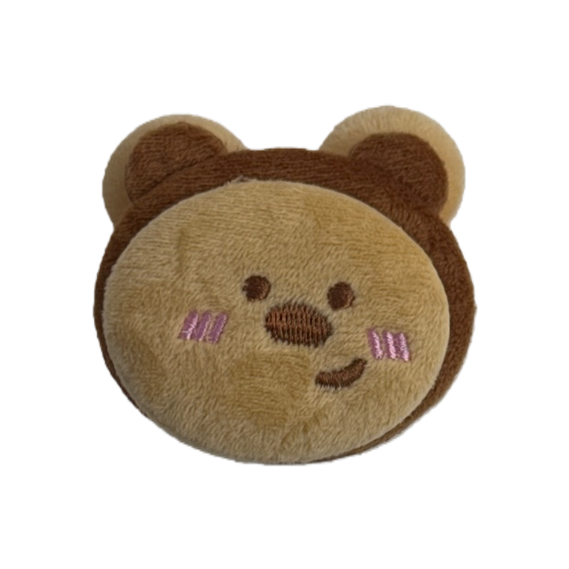 Brown bear plush headwear, cute hair accessory, birthday party decoration for girls Item Picture