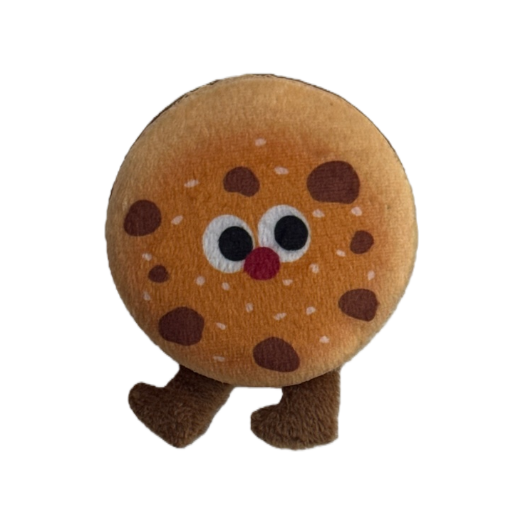 Brown chocolate bean cookie doll, cute snack display, dessert decoration Item Picture