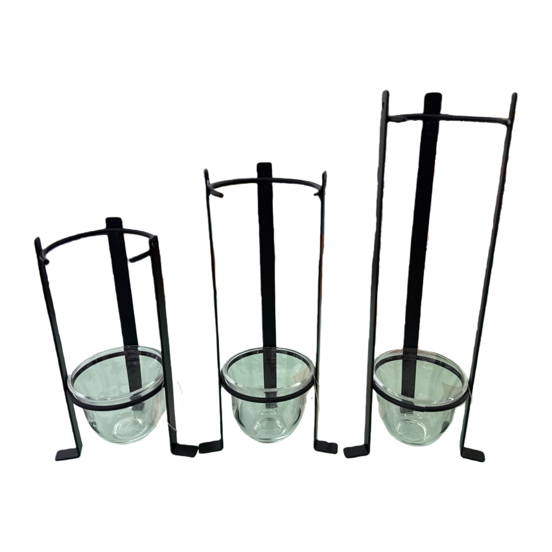 Middle Eastern Arabian black metal cup holder, Nordic style desktop storage cup holder, simple and modern Item Picture