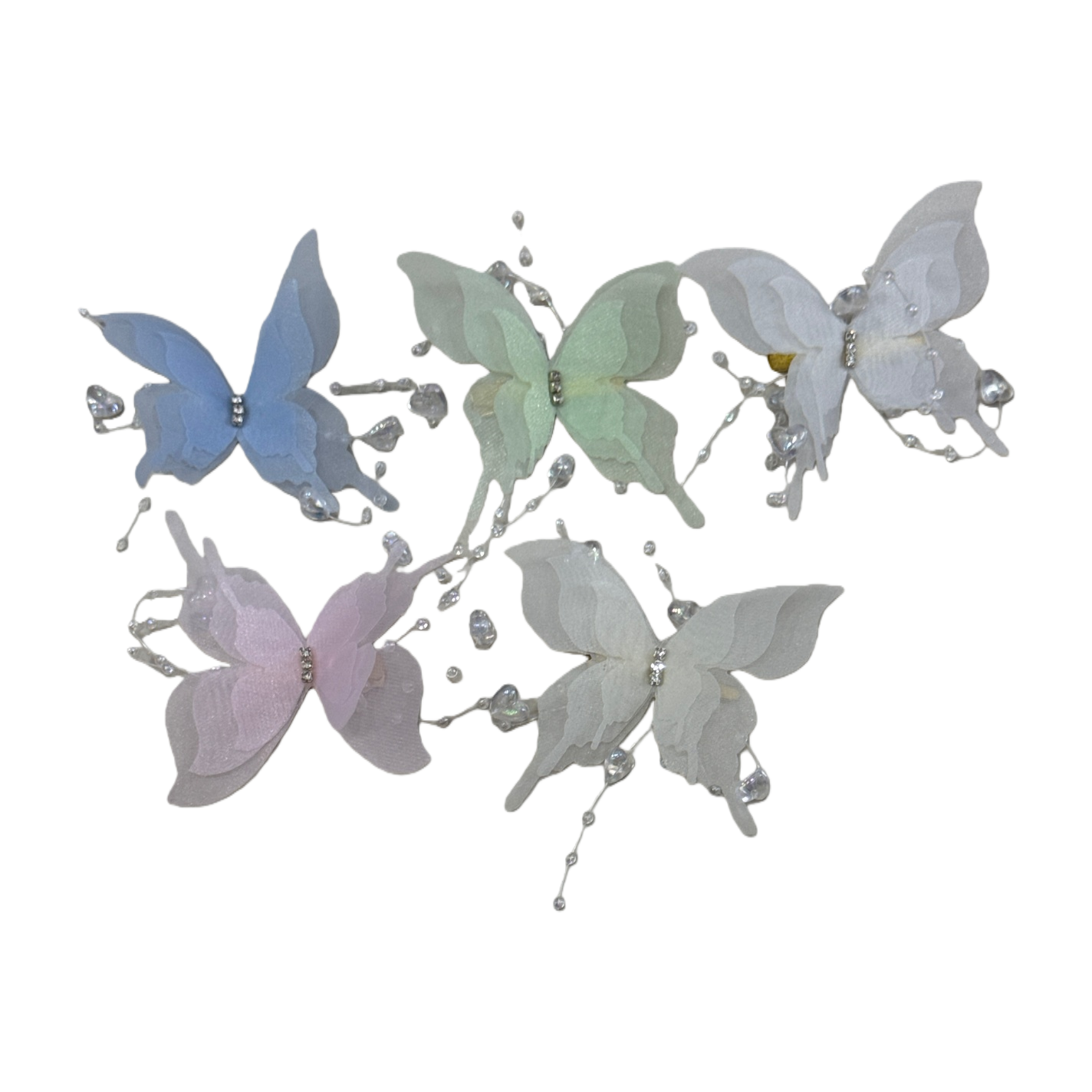 Colorful butterfly decorations, wall ornaments, home soft furnishings, creative hanging ornaments, and embellishments for the living room and bedroom Item Picture