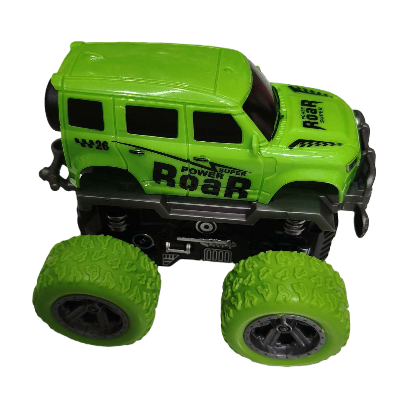 Green off-road toy car, children's remote control off-road vehicle simulation alloy model Item Picture