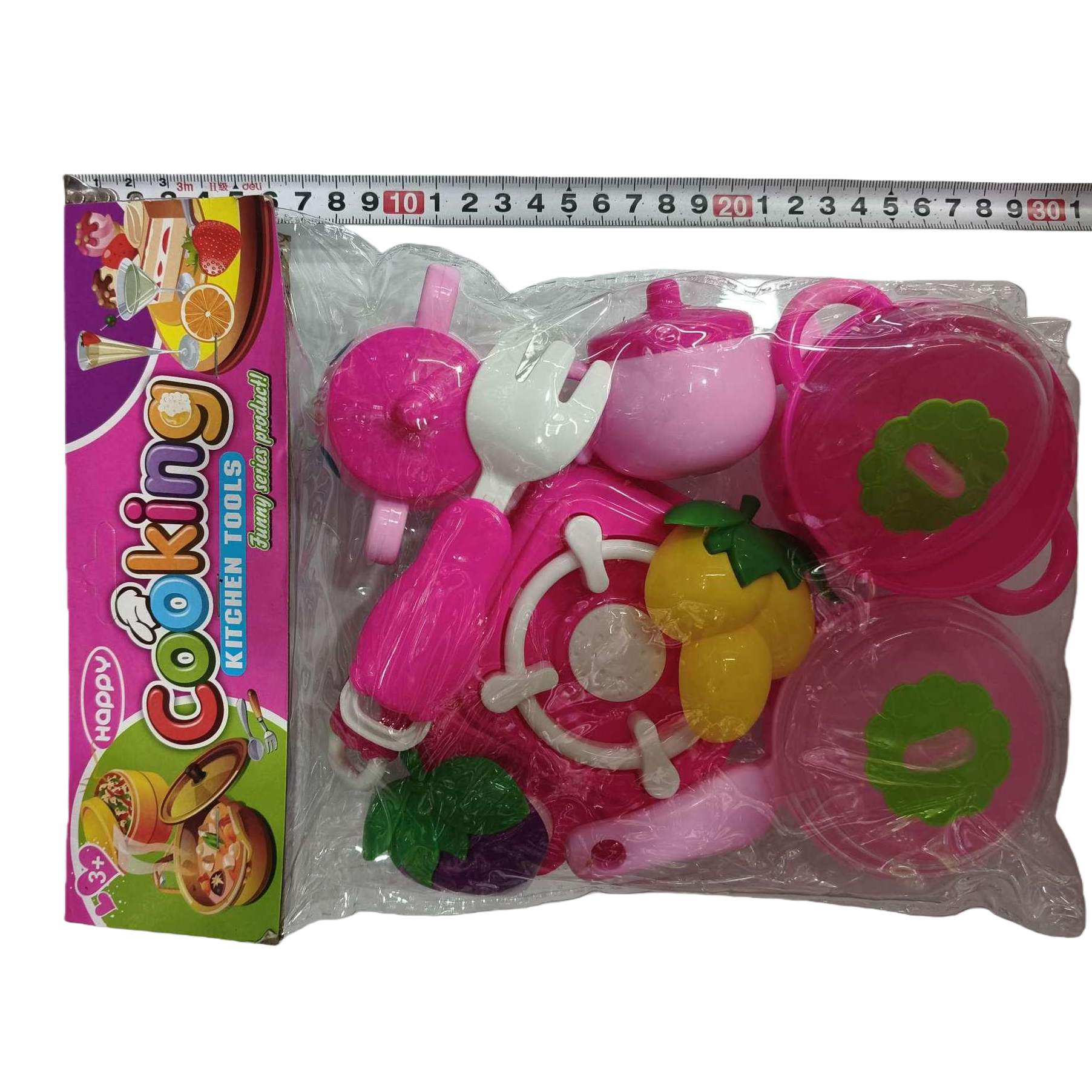 Pink children's kitchenware set, safe and non-toxic, baby kitchen toys, birthday gifts for girls Item Picture
