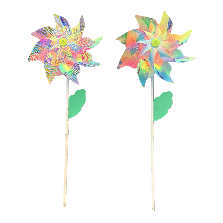 Colorful windmill toys, children's educational outdoor rotating toys, made of safe and environmentally friendly materials Item Picture