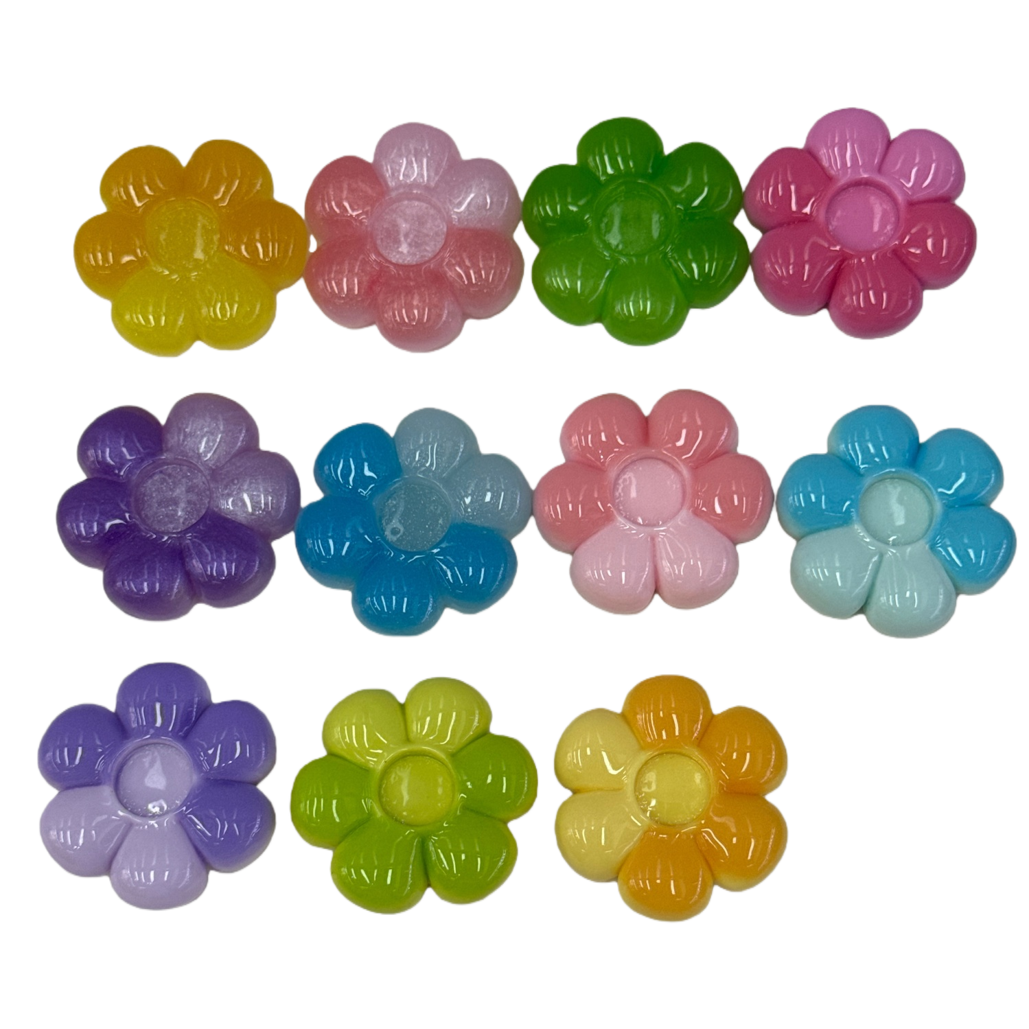 The colorful flower-shaped magnetic buckle is a fashionable decoration with strong magnetic force, suitable for various scenarios Item Picture