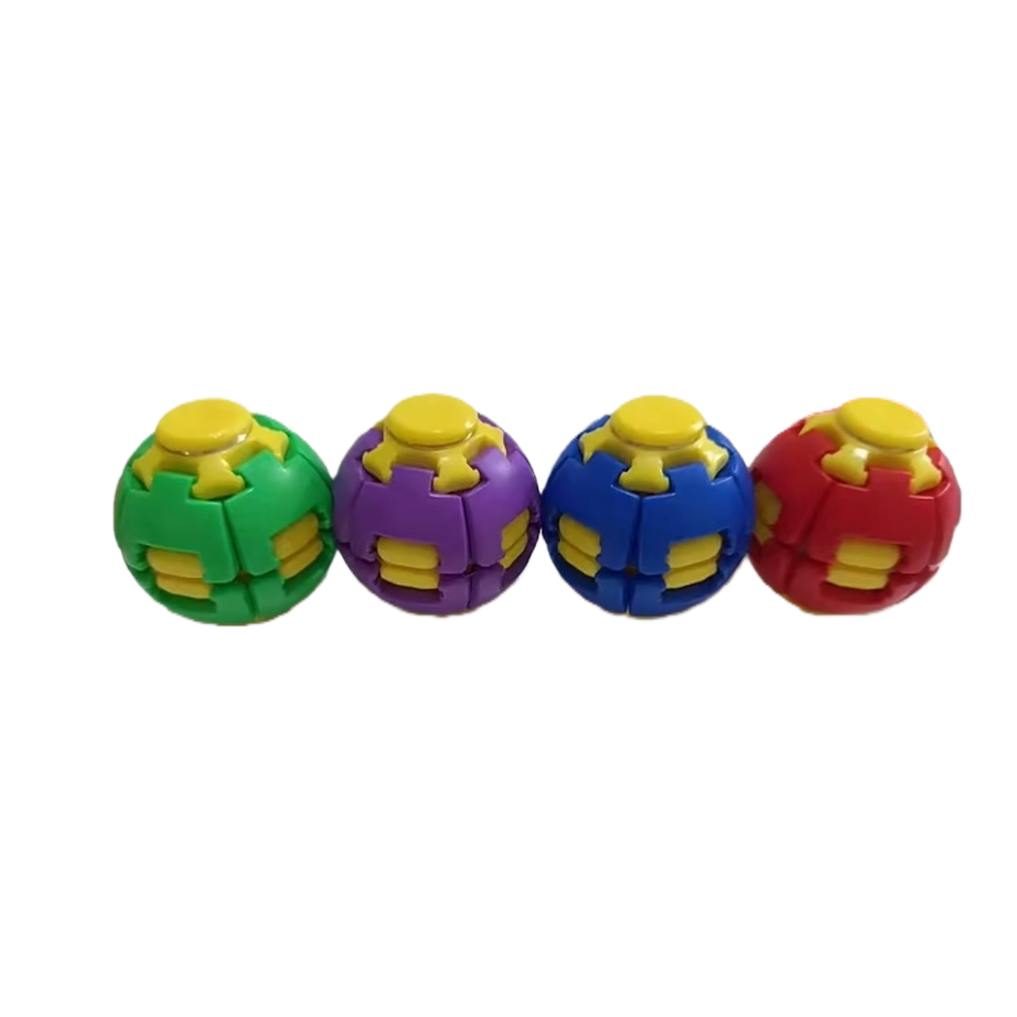 Colorful spliced spherical toys made of ABS eco-friendly material, detachable and combinable, for children's early education and enlightenment Item Picture
