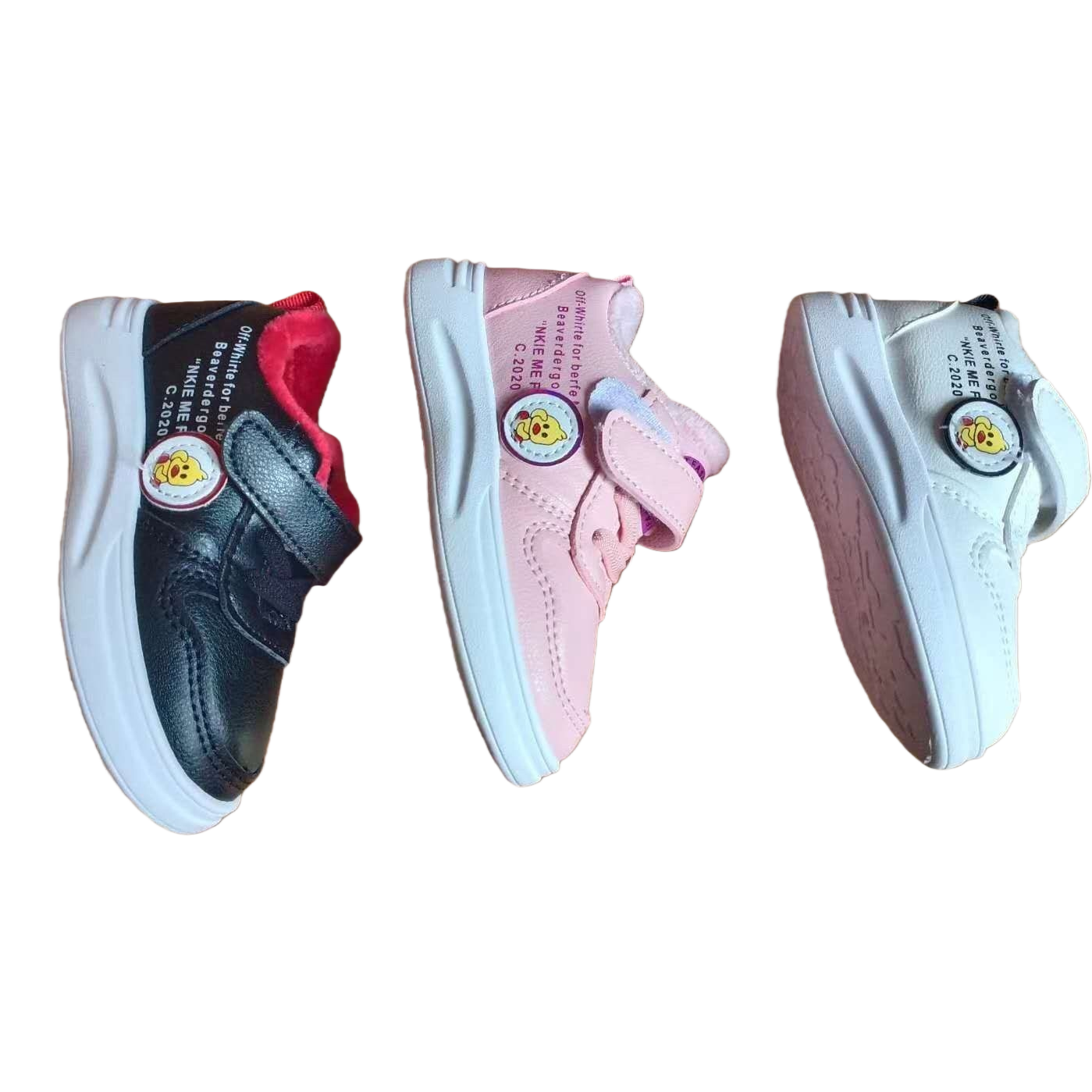 Three pairs of children's sports shoes are breathable, anti-slip, lightweight and comfortable, new spring style for boys and girls Item Picture