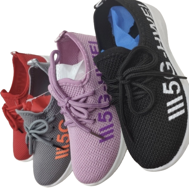 Colorful sports shoes, breathable mesh fabric, shock-absorbing and cushioning, daily commuting walking shoes Item Picture