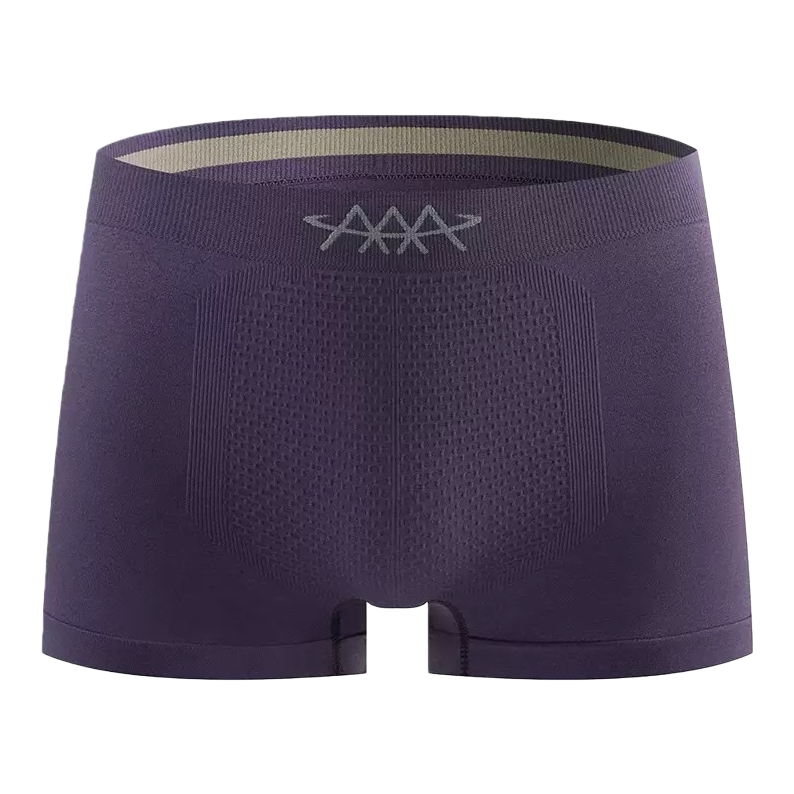 Purple sports underwear for men, quick-drying, breathable, elastic and scarless, specially designed for fitness and running Application Scenario