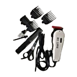 White electric clipper and accessories: Home hair clipper, silent rechargeable, with blade head lubricating oil Item Picture