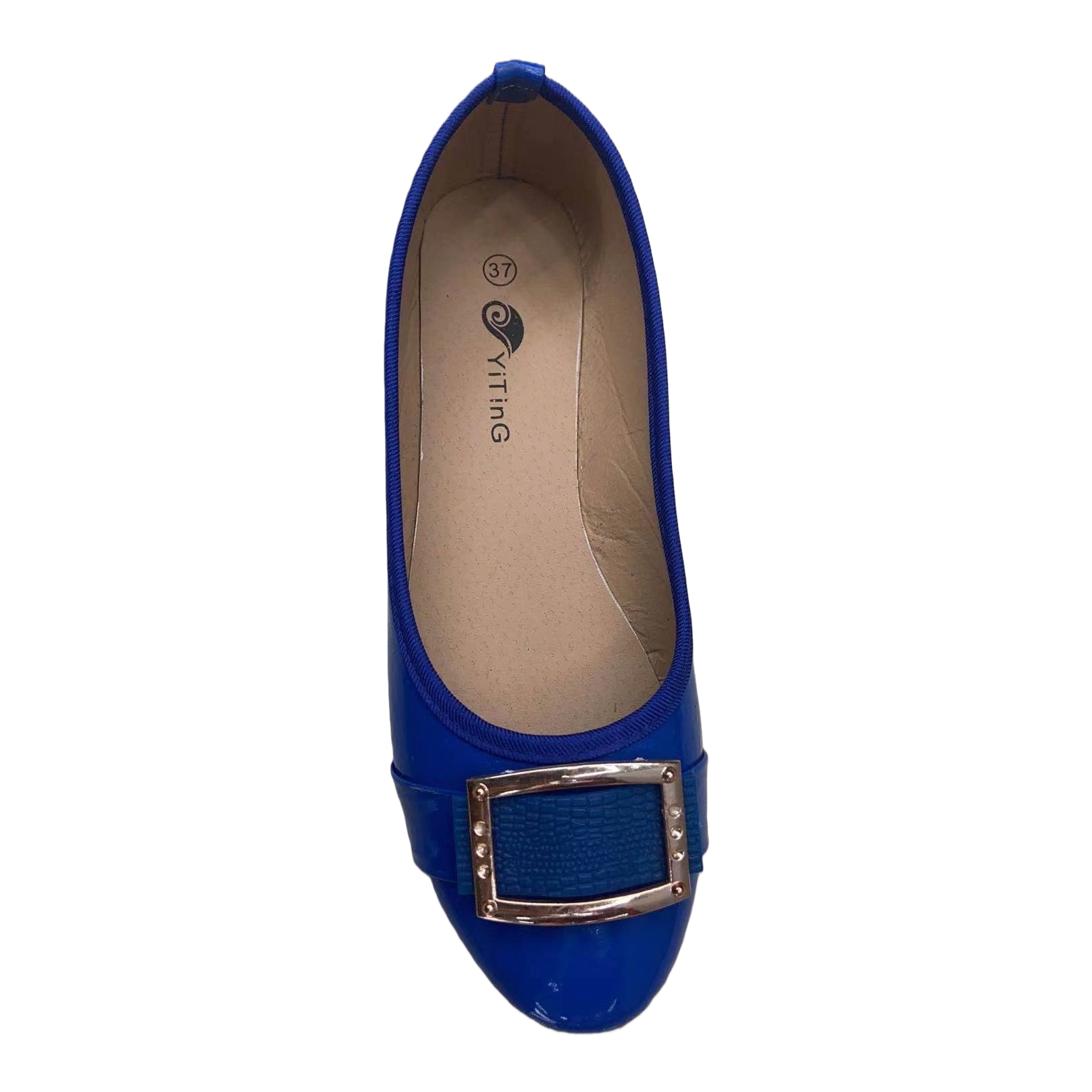 Blue flat shoes are casual and versatile for women. They have soft soles that are anti-slip and comfortable for daily wear Item Picture