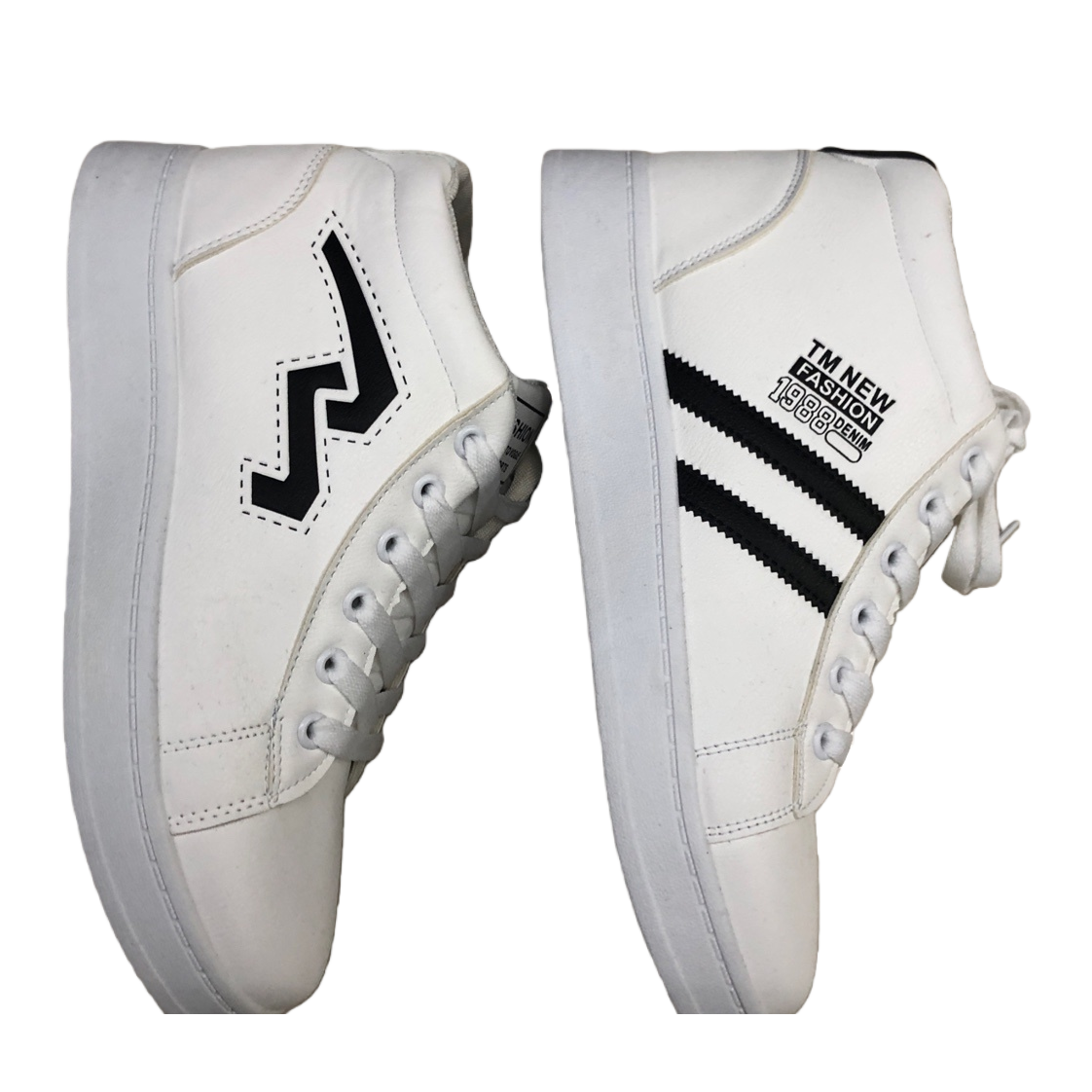 White sports shoes, breathable and lightweight, men's and women's casual running shoes Item Picture