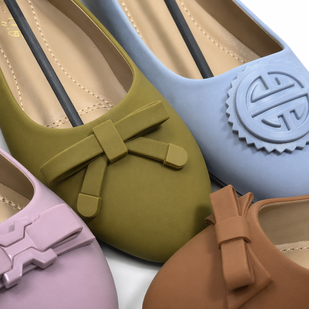 Five pairs of colorful women's flat shoes are comfortable, anti-slip, versatile and casual canvas shoes Application Scenario