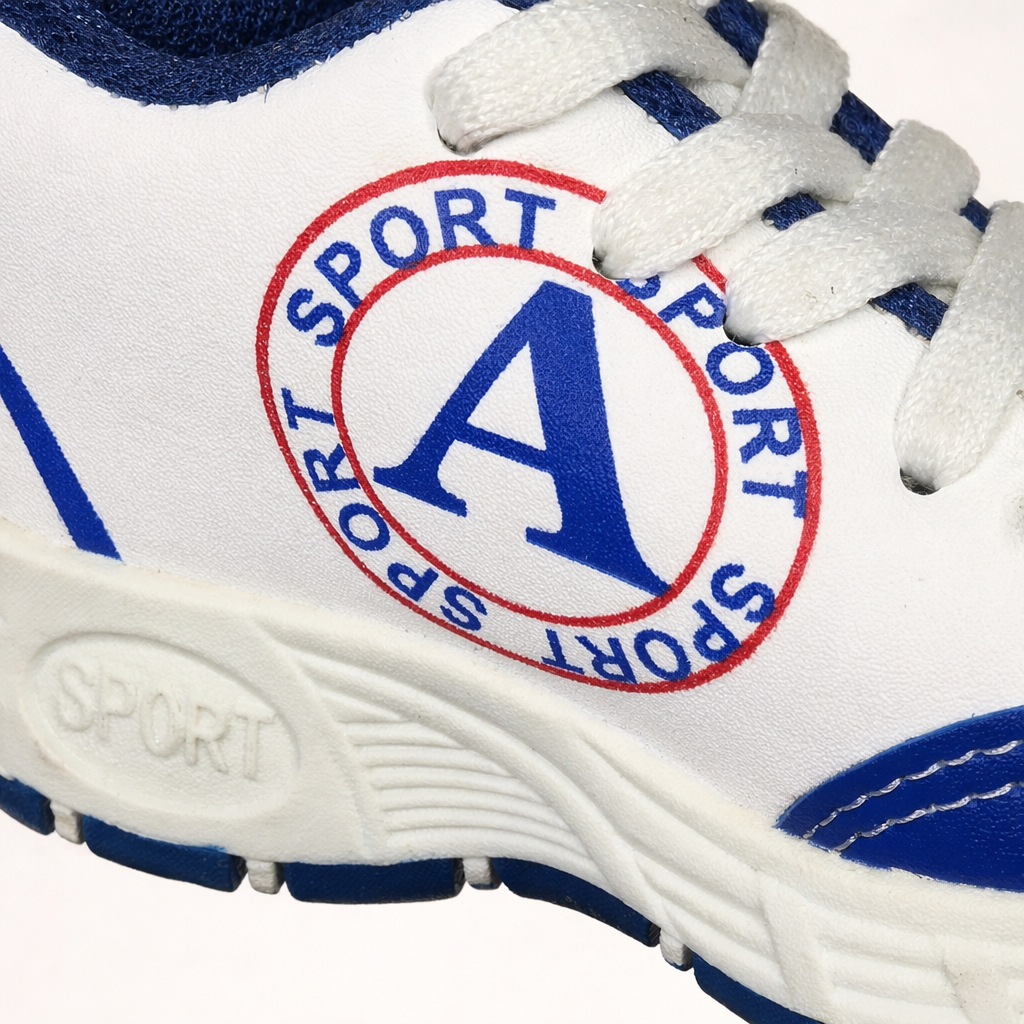 Blue, white and red color sports shoes for both men and women, breathable and shock-absorbing running shoes Application Scenario