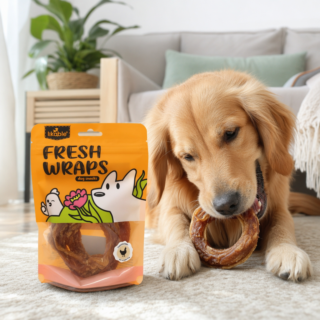 Chicken circle dog snacks, pet-specific training reward snacks, high protein and easy to digest details Picture