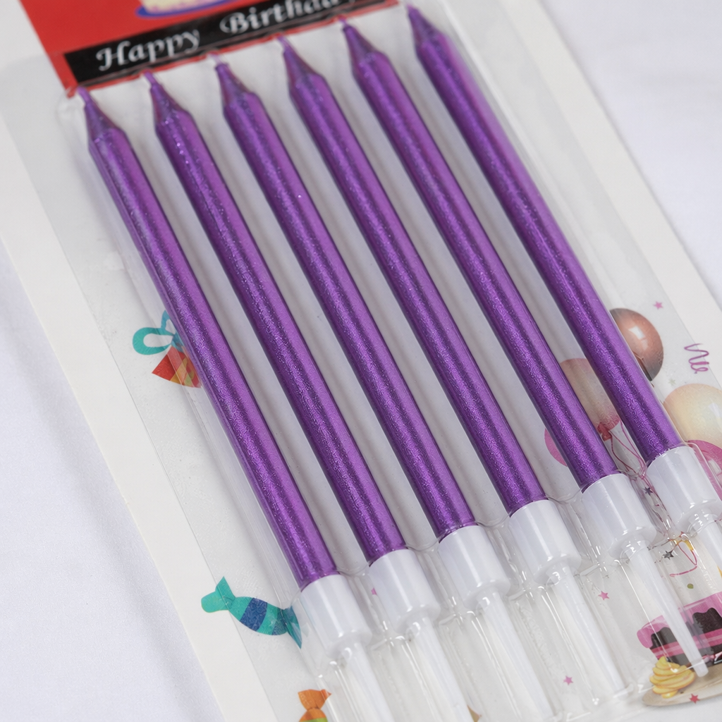 Colorful birthday candles, children's party decoration cake candles are available in a variety of colors Application Scenario