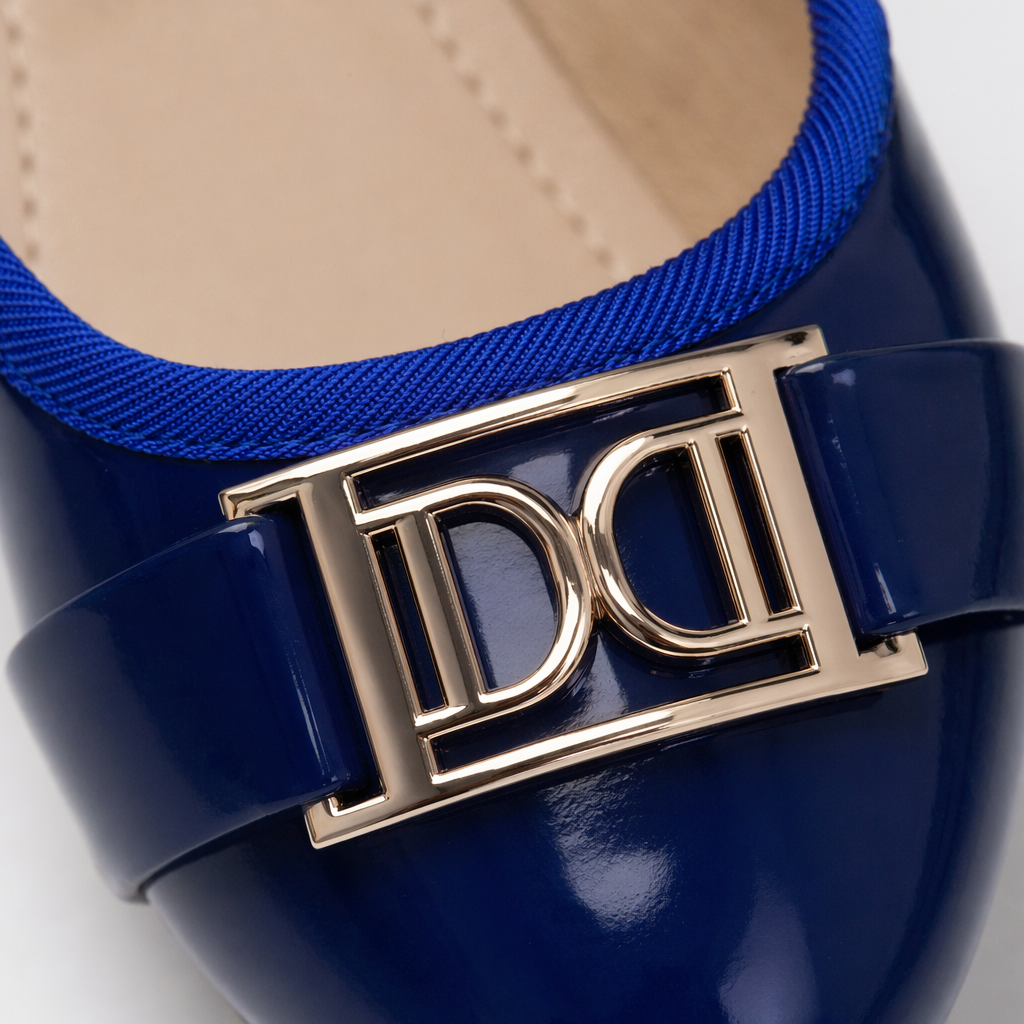 The blue women's flat shoes are comfortable soft-soled casual single shoes that go well with spring and autumn Application Scenario