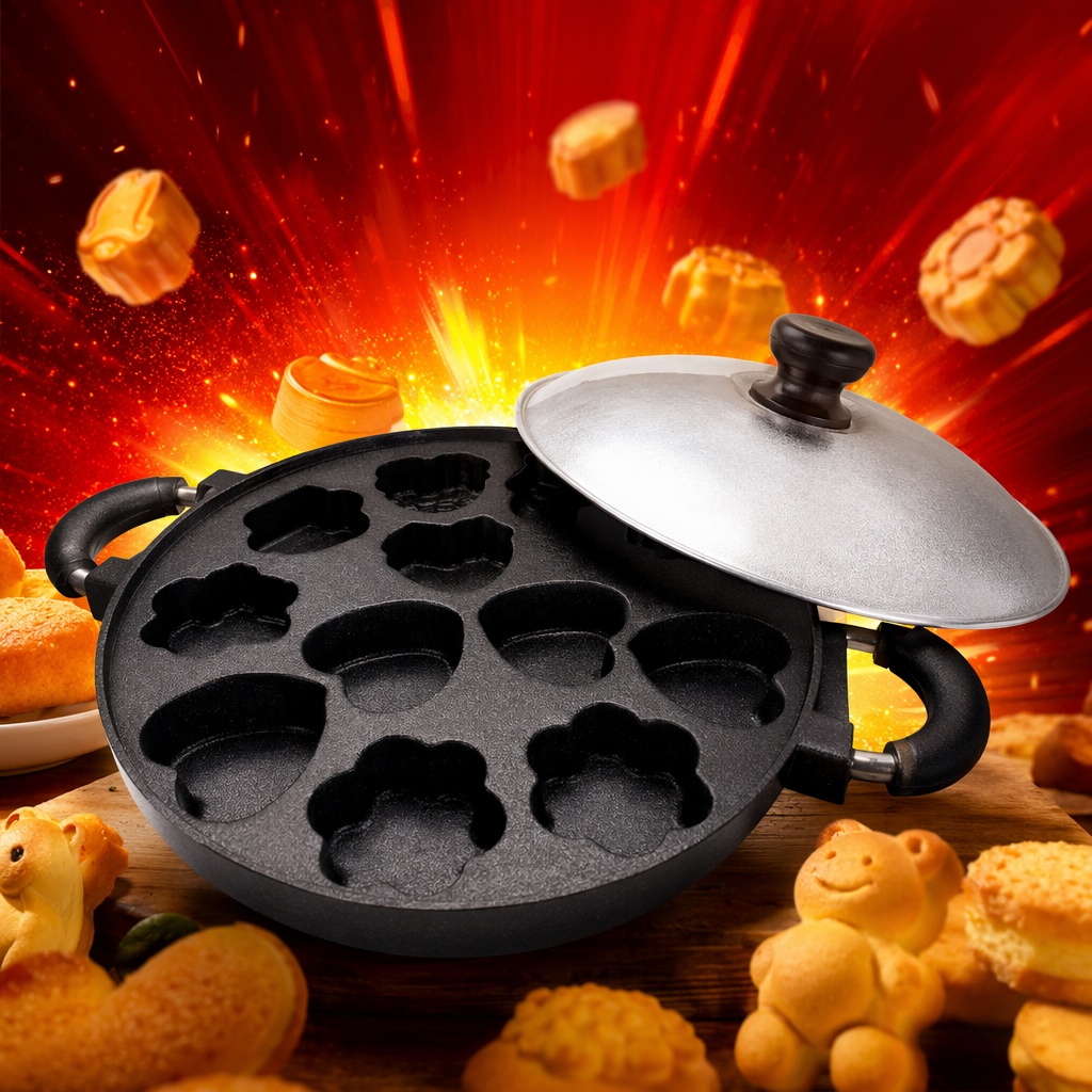 Black cake mold silicone high-temperature resistant household baking tray, round and demold Specification image