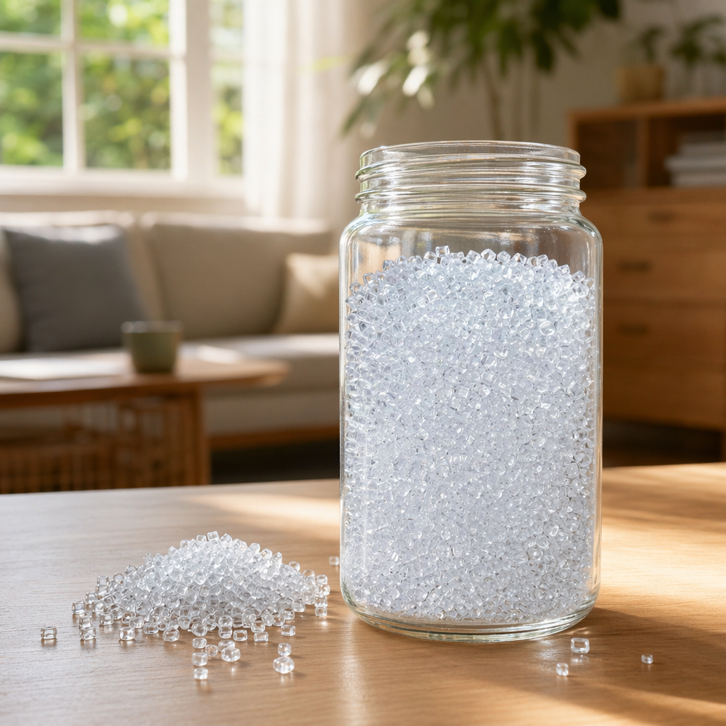 Transparent plastic particles, industrial-grade PPPE raw material particles, universal injection molding and blow molding raw materials details Picture