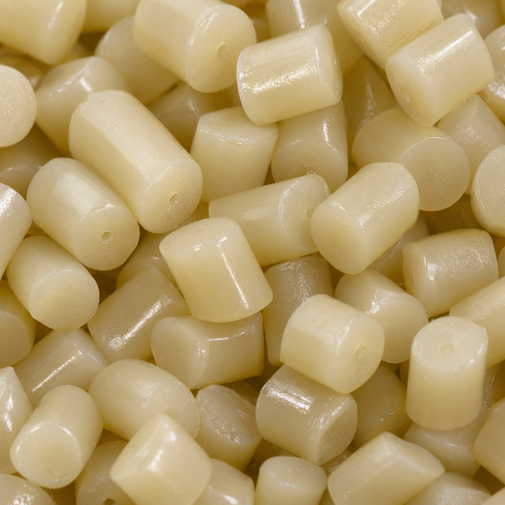 Yellow plastic particles, industrial-grade PPPE raw materials, environmentally friendly and non-toxic, specifically designed for injection molding and blown film Application Scenario