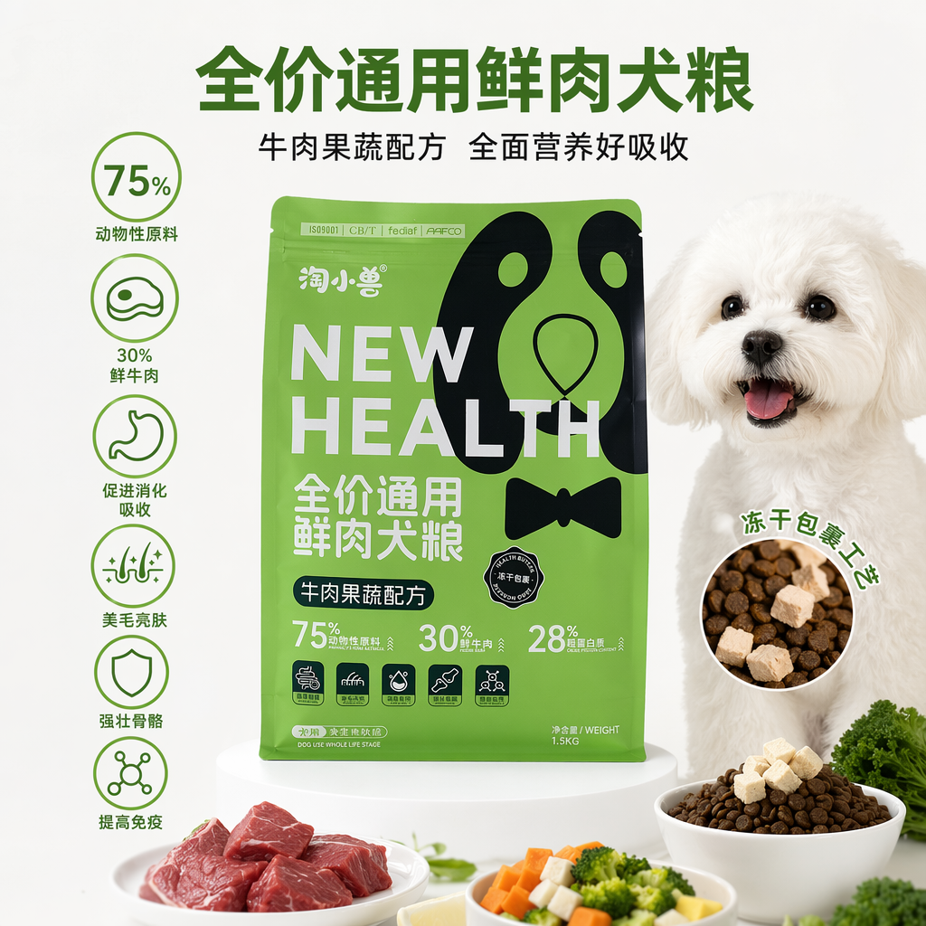 宠物冻干狗狗口粮狗粮宠物饲料猫粮狗粮宠物粮