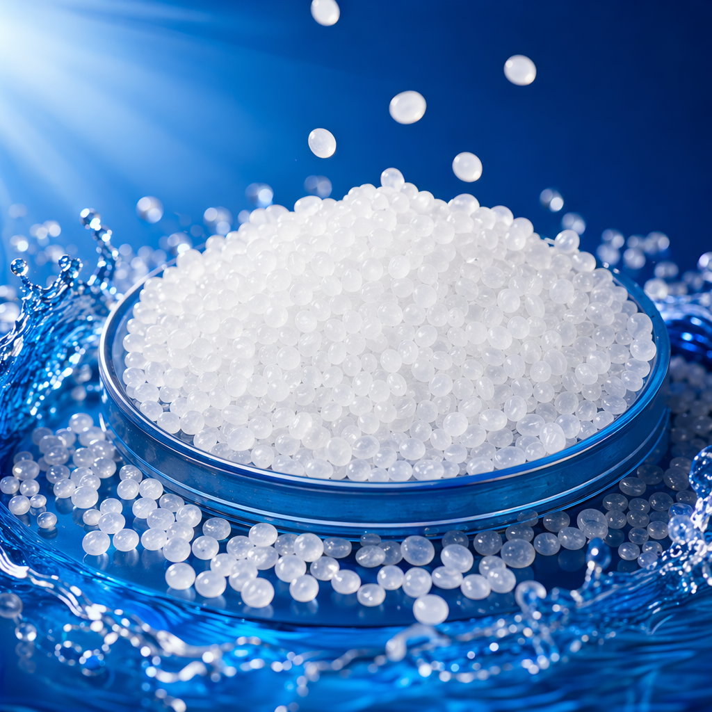 White granular plastic particles, industrial-grade PP PE raw materials, general-purpose injection and blow molding raw materials Specification image