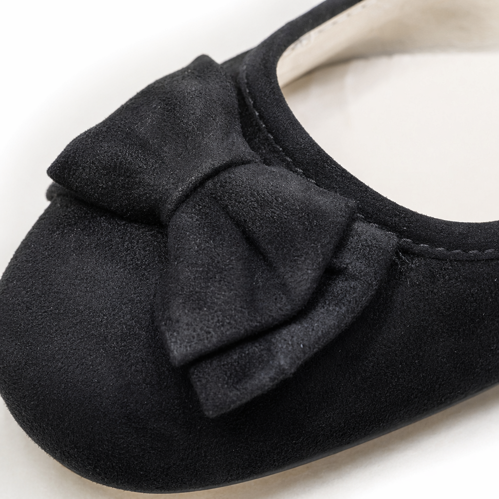 Black bow flat shoes for women's casual, versatile, soft-soled, anti-slip and comfortable single shoes Application Scenario