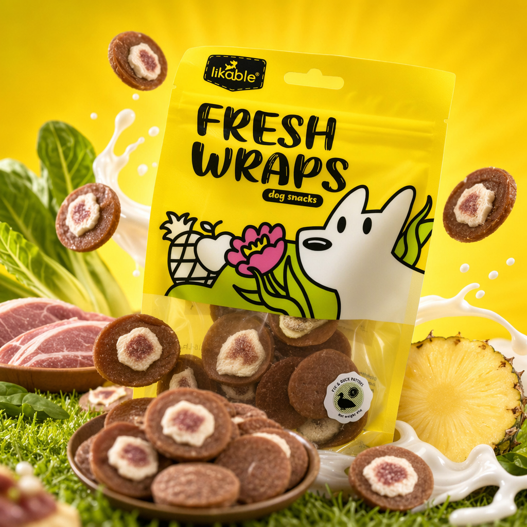 FIG duck meat Patty, dog snack, beef jerky, pet teeth grinding, teeth cleaning, chewing stick Specification image