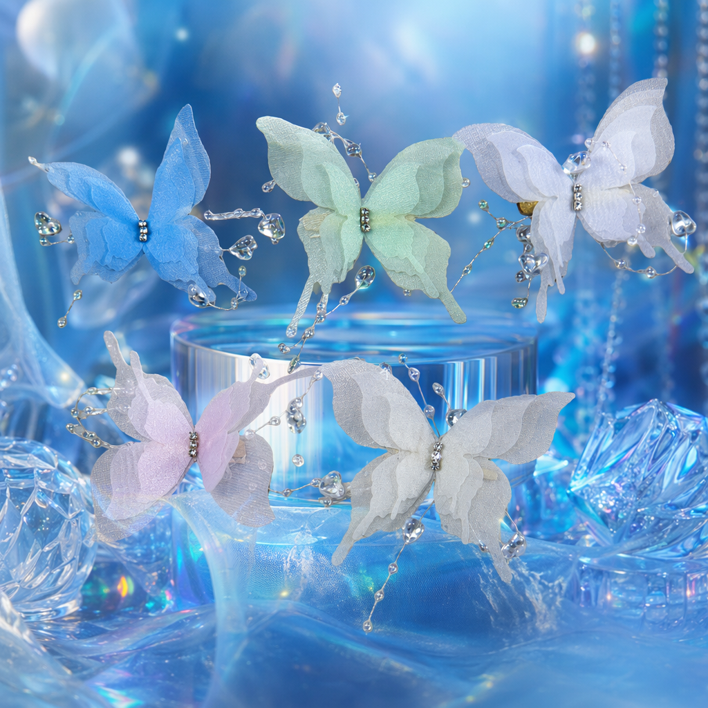 Colorful butterfly decorations, wall ornaments, home soft furnishings, creative hanging ornaments, and embellishments for the living room and bedroom Specification image