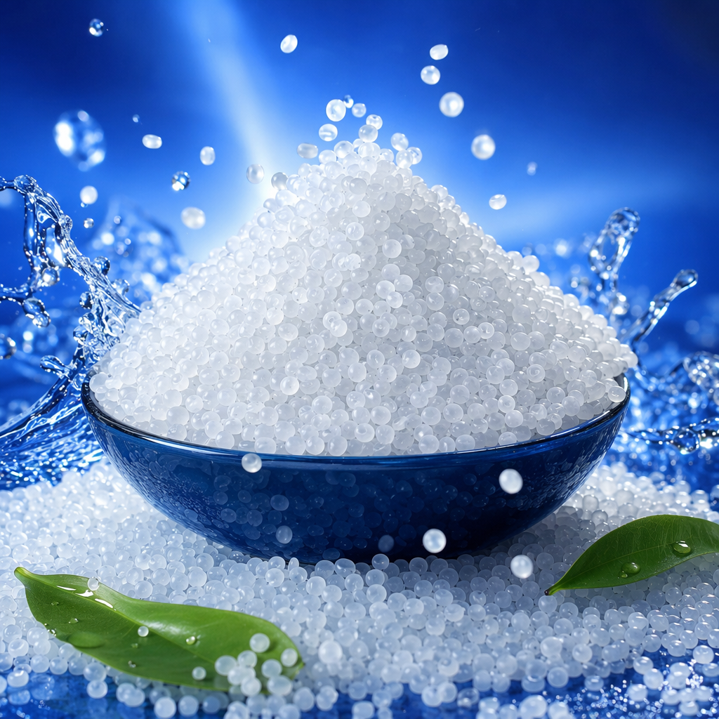 White granular plastic particles, industrial-grade PP polypropylene raw material, 25kg bags Specification image