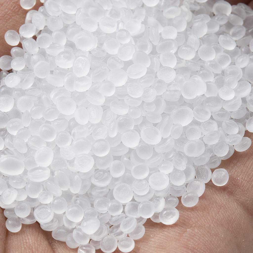 White granular plastic particles, industrial-grade PP polypropylene raw material, 25kg bags Application Scenario
