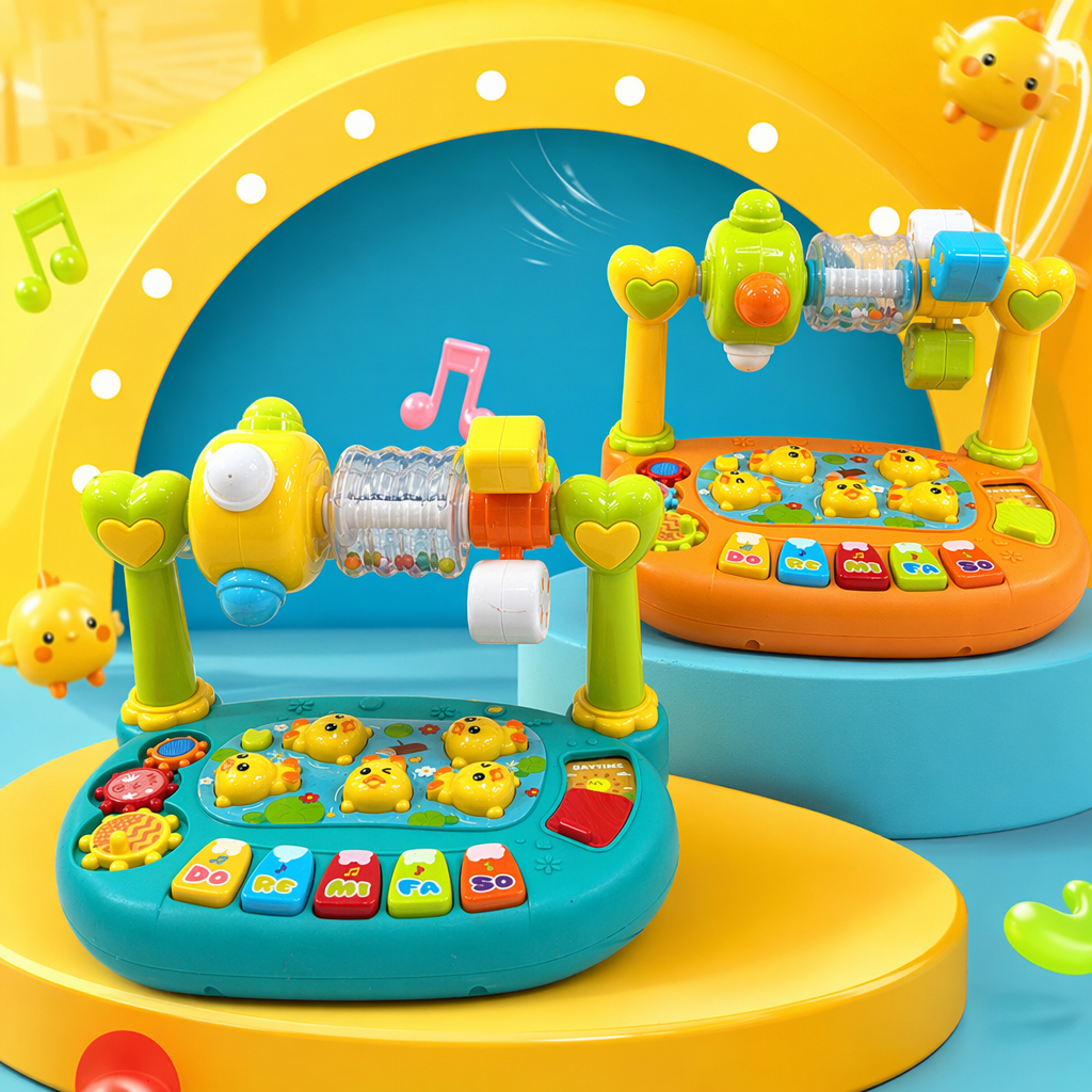 أزرار بالألوان على شكل بطة صفراء برتقالية اللون خضراء اللون Specification image
