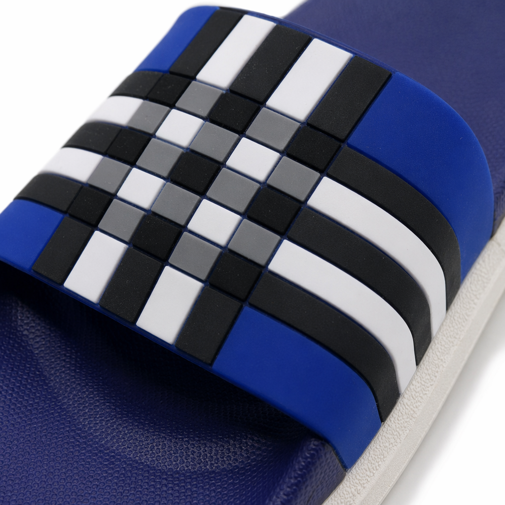 Colorful checkered home slippers for both men and women, comfortable and anti-slip soft soles Application Scenario